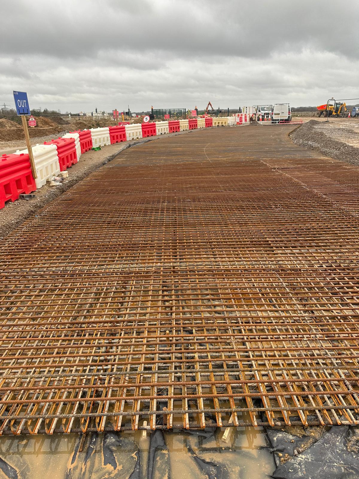 Steel reinforcement installation